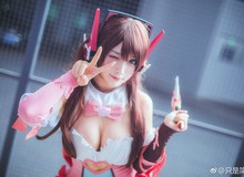 Ngộp thở với vòng một gợi cảm trong bộ ảnh cosplay D.va của Overwatch