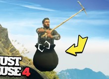 Phát hiện bất ngờ: Trò chơi siêu "lầy lội" Getting Over It trở thành một mini game trong Just Cause 4