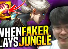 LMHT: Vừa trở về từ All-Star 2018 Faker đã lao đầu vào tập luyện, cầm Camille đi rừng chẳng thua đi mid là mấy