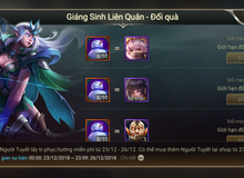 Liên Quân Mobile: Game thủ có thể nhận 1 tướng và 1 skin vĩnh viễn từ 23/12