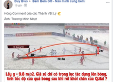 Rảnh rỗi, game thủ Việt rủ nhau ngồi tính... công thức cú sút ghi bàn của U23 Việt Nam