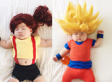 Chết cười với bộ ảnh cosplay các nhân vật nổi tiếng của em bé khi ngủ