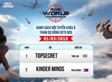 Top 2 Châu Á TopSecret Thái khẳng định RoS mobile đáng để chơi