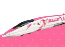 Vài tháng nữa thôi, bạn sẽ được chiêm ngưỡng con tàu siêu tốc Hello Kitty "độc nhất vô nhị" chỉ có tại Nhật Bản