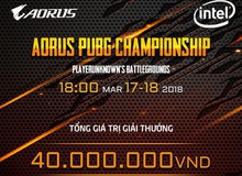 AORUS PUBG CHAMPIONSHIP – Giải PUBG cực khủng cho game thủ Việt trị giá 40.000.000VNĐ