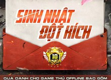 Khám phá “combo” quà tặng dành cho game thủ khi tham dự offline sinh nhật Đột Kích 10 tuổi của VTC Game