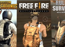 So sánh 3 tựa game sinh tồn hot nhất hiện nay: Free Fire, PUBG Mobile và Rules of Survival