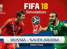 Nhận định trận khai mạc World Cup 2018 giữa Nga và Saudi Arabia qua FIFA ONLINE 4