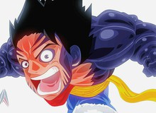 One Piece: Fanart Luffy thức tỉnh trái ác quỷ cao su đẹp không thua kém tác giả Oda