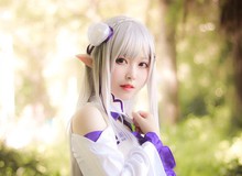 Cùng ngắm cosplay nàng công chúa tóc trắng Emilia cực dễ thương trong Re:Zero
