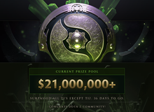 Prize Pool The International 2018 chính thức bứt phá, vượt ngưỡng 21 triệu USD