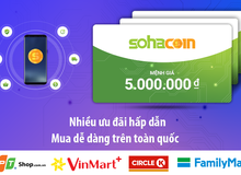SohaGame chính thức phát hành thẻ SohaCoin trên cả nước, giao dịch chưa bao giờ dễ hơn thế