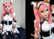 Lại lác mắt với cosplay "nàng hầu gái" của C9.Sneaky, vòng 1 khủng khiến fan nữ phải ghen tị