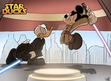 Khi các nhân vật của nhà Chuột rủ nhau tới "vũ trụ Star Wars" náo loạn