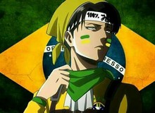 Fan anime tại Brazil đã nhuộm màu cho nhân vật anime để cổ vũ đội tuyển quốc gia, fan Việt Nam sao không làm thế nhỉ?