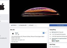 Lập fanpage từ năm 2013, đến bây giờ Apple mới đăng được một bài viết trên Facebook