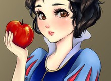 Ngắm chân dung các bóng hồng Disney trở thành hot girl anime, nàng nào cũng xinh như mộng