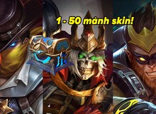 Liên Quân Mobile: Người chơi có thể nhận tới 50 mảnh skin từ vật phẩm có giá chỉ 18 quân huy