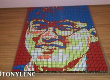 LMHT: Miệt mài phác họa chân dung Faker bằng 720 khối Rubik, fan cuồng chính hiệu là đây chứ đâu