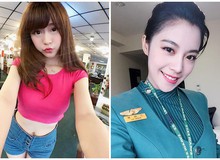Cận cảnh nhan sắc xinh đẹp của 4 nữ tiếp viên hàng không bốc lửa nhất Đài Loan