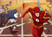 Có thể bạn chưa biết: Sonic chính là BẠN THÂN của siêu anh hùng The Flash trong vũ trụ DC