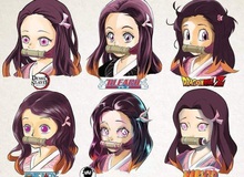 Kimetsu no Yaiba : "Bé quỷ" Nezuko lột xác theo từng phong cách vẽ của các họa sĩ truyện tranh nổi tiếng