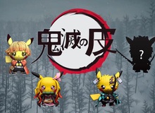 Ngắm "búp bê" Pikachu phiên bản Kimetsu no Yaiba siêu dễ thương khiến các fan phát sốt