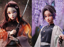 Mỹ nhân Kimetsu no Yaiba hóa "công chúa Disney" khi được vẽ lại theo phong cách 3D