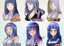 "Đệ nhất mỹ nhân ngực khủng" Hinata trong Naruto qua tay các họa sĩ truyện tranh trông sẽ thế nào?