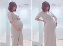 "Thánh nữ" Aoi Sora khoe bụng bầu 8 tháng, dự tính sinh 2 bé trai giữa tháng này