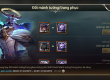 Sang tháng 3 mà Garena vẫn tặng game thủ Liên Quân Mobile mảnh tướng/skin tháng 2