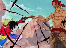 One Piece: Tứ Hoàng Shanks sẽ là đối thủ đầu tiên mà Luffy phải đối mặt khi trở thành Tân Vua Hải Tặc