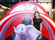 Văn Mai Hương xuất hiện cực xinh đẹp trong họp báo ra mắt Dumbo