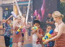 Ướt nhẹp với thân hình nóng bỏng của DJ Soda trong lễ hội té nước ở Thái Lan