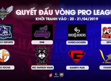 Ngày 20/4 - Khởi tranh vòng Pro League giải đấu 360mobi Championship Series Mùa 2