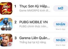 Thục Sơn Kỳ Hiệp Mobile ALL-KILL tất cả các BXH App Store và CH Play, xin nhắc lại là ALL-KILL!