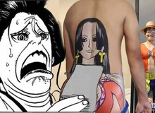 One Piece: Cộng đồng mạng "khóc thét" khi thấy Lowcost Cosplay thành Luffy và Boa Hancook 2 trong 1