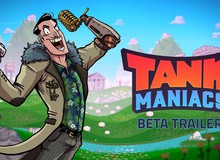 Game lái xe tăng bắn nhau siêu nhộn Tank Maniacs mới mở cửa thử nghiệm, nhanh tay chơi thử thôi