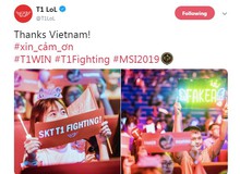 LMHT: Fan Việt quá cuồng nhiệt, trang chủ SKT T1 liên tục gửi lời cảm ơn tới game thủ nước chủ nhà