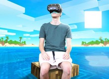 Thử thách "điên rồ": Chơi Minecraft thực tế ảo liên tục trong 24h