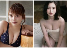 Ngơ ngẩn trước nhan sắc của hai người mẫu trẻ mới nổi có vòng một chuẩn mực nhất Nhật Bản