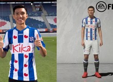 Đoàn Văn Hậu đã xuất hiện trong FIFA 20: Tất cả chỉ số đều ở mức trung bình, riêng chỉ số tiềm năng là vượt trội