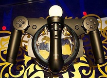 [E3 2012] Cận cảnh  PS3 Move Racing Wheel - Cần điều khiển game đua xe mới từ Sony