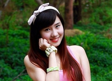 Nữ game thủ 8x rạng ngời trong nắng