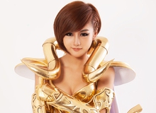 Ngắm mỹ nữ đầy cá tính trong bộ cosplay Áo Giáp Vàng