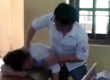 Shock với clip bạo lực nam sinh đánh nữ sinh