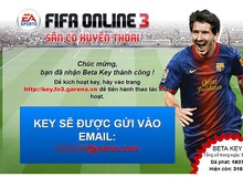 Fifa Online 3 khan hiếm Beta Key