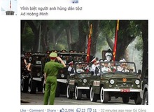 Hình ảnh về lễ tang Đại tướng tràn ngập mạng xã hội