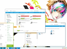 Giao diện "cá bảy màu" cho Windows 7