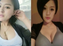 Choáng với loạt ảnh khoe ngực của hot girl Trung Quốc